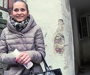 Czech babe banged by pervert stranger