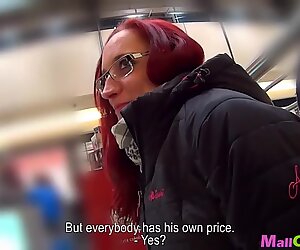 MallCuties - Amateur redhead girl sucking and fucking