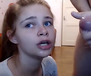 Young teen suck big dick
