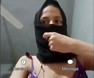 Gorgeous muslim babe riding cock for cash
