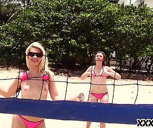 Stunning best friends get fucked