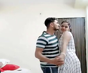 Desi cute couples getting ready for sex before filming each other