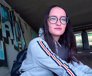 Public Agent Hot Czech body fucked under public bridge after sucking cock