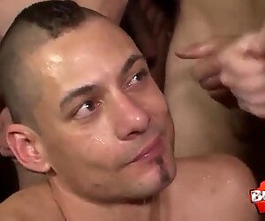 Hardcore gay craves to get tone of jizz