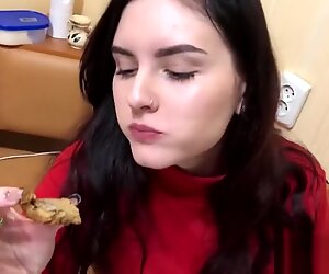 Alyssa Quinn Loves Indian CumCake and Eats Up all Cum with Happiness