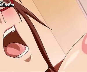 Hentai busty teacher in stockings fucks her student